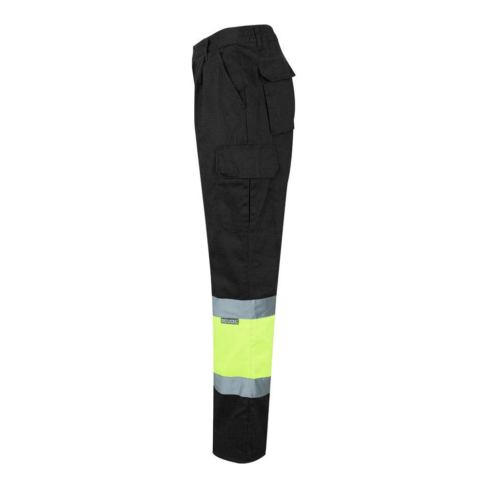 VL ATHENA. Δίχρωμο παντελόνι twill (210g/m²), με επένδυση, πολλές τσέπες, από βαμβάκι (20%) και πολυεστέρα (80%)