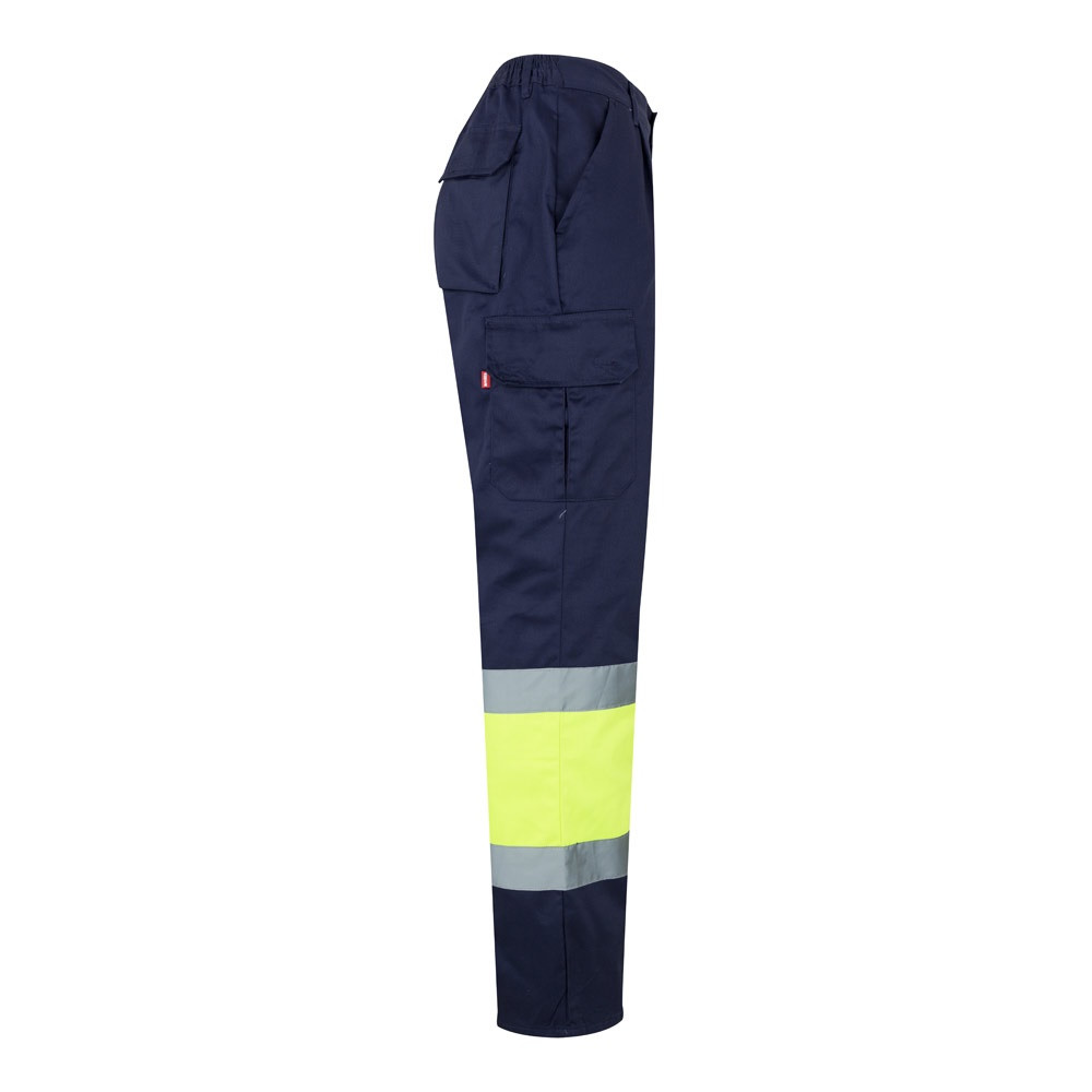 VL ATHENA. Δίχρωμο παντελόνι twill (210g/m²), με επένδυση, πολλές τσέπες, από βαμβάκι (20%) και πολυεστέρα (80%)