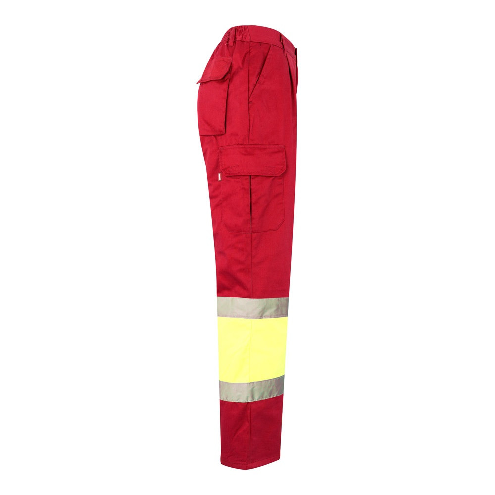 VL ATHENA. Δίχρωμο παντελόνι twill (210g/m²), με επένδυση, πολλές τσέπες, από βαμβάκι (20%) και πολυεστέρα (80%)