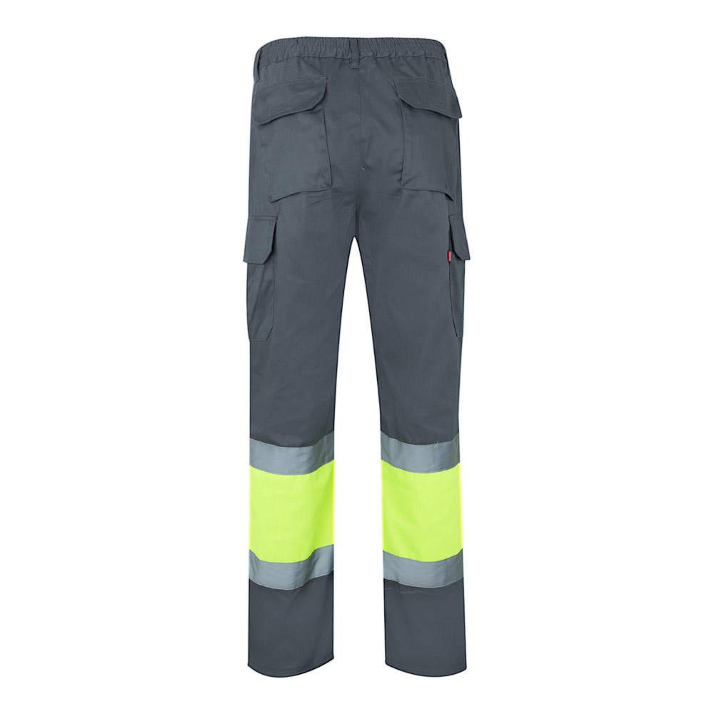 VL ATHENA. Δίχρωμο παντελόνι twill (210g/m²), με επένδυση, πολλές τσέπες, από βαμβάκι (20%) και πολυεστέρα (80%)