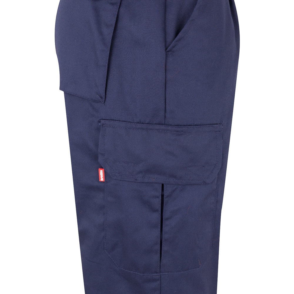VL ATHENA. Δίχρωμο παντελόνι twill (210g/m²), με επένδυση, πολλές τσέπες, από βαμβάκι (20%) και πολυεστέρα (80%)