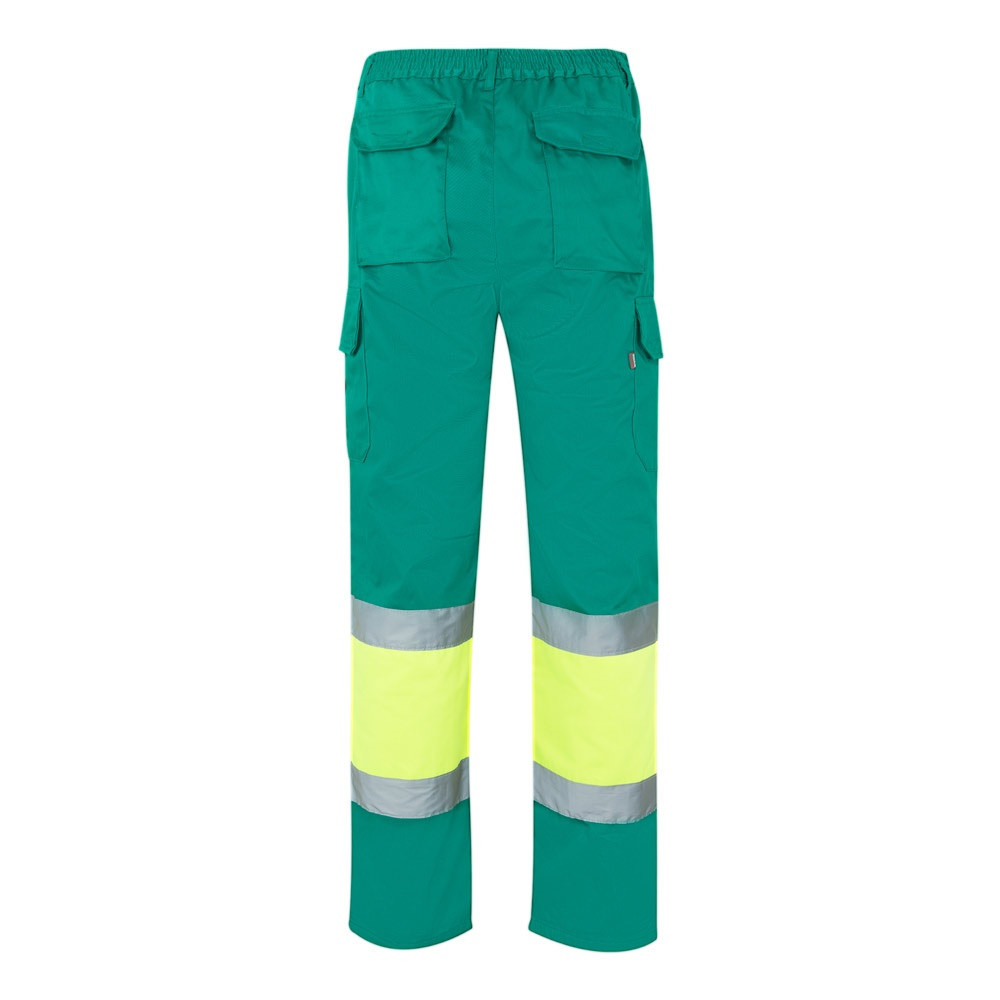 VL ATHENA. Δίχρωμο παντελόνι twill (210g/m²), με επένδυση, πολλές τσέπες, από βαμβάκι (20%) και πολυεστέρα (80%)