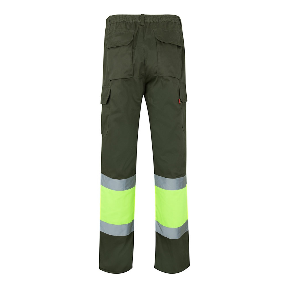 VL ATHENA. Δίχρωμο παντελόνι twill (210g/m²), με επένδυση, πολλές τσέπες, από βαμβάκι (20%) και πολυεστέρα (80%)