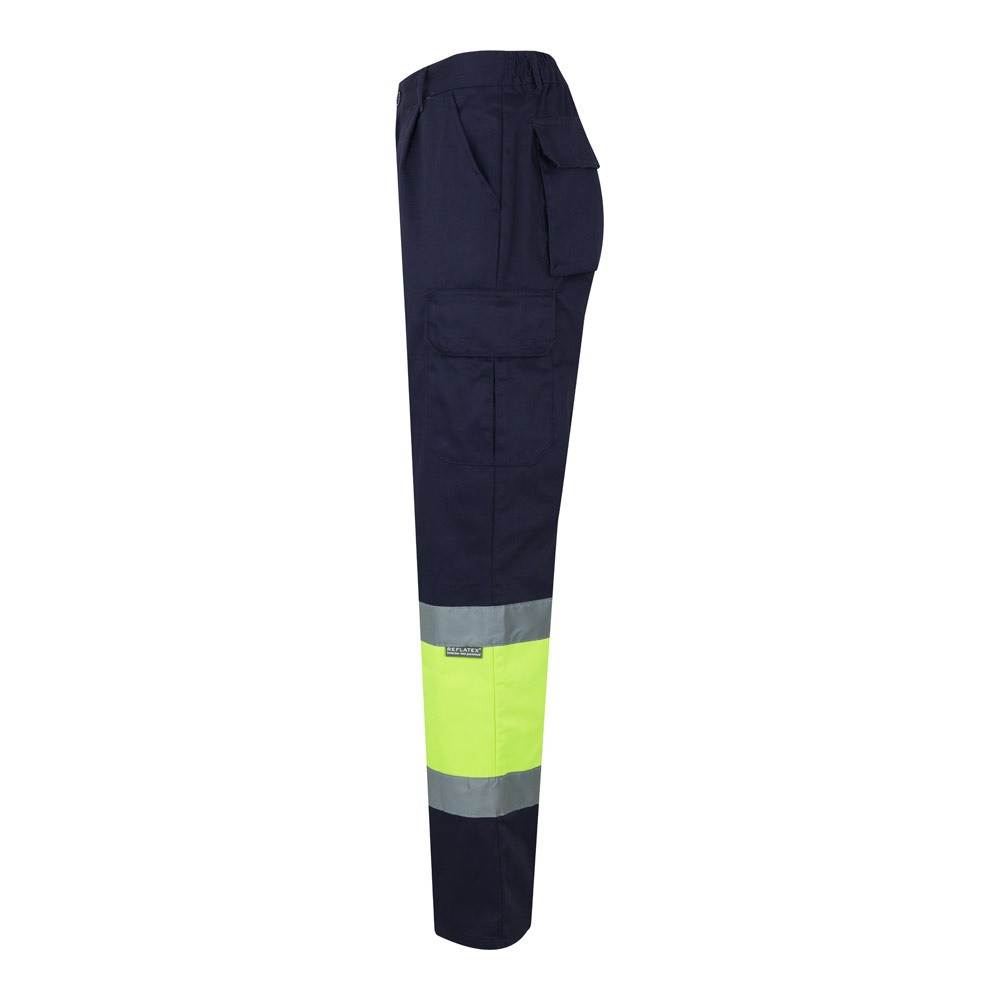 VL POSEIDON. Δίχρωμο παντελόνι twill με πολλές τσέπες (210g/m²), από βαμβάκι (20%) και πολυεστέρα (80%)