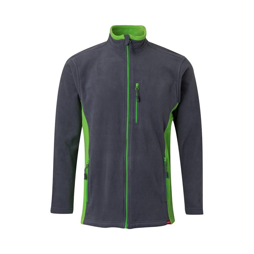 VL GERAS. Δίχρωμο fleece μπουφάν (220g/m²) από πολυεστέρα (100%)