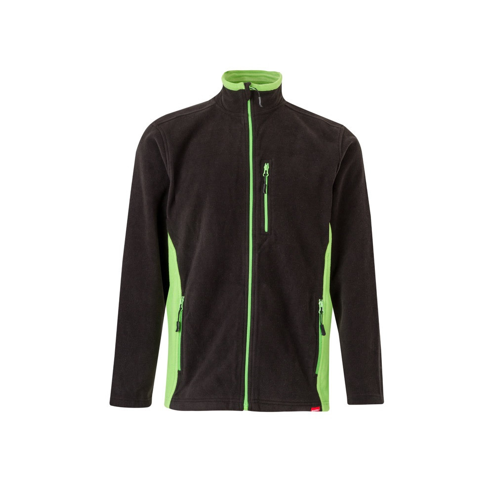 VL GERAS. Δίχρωμο fleece μπουφάν (220g/m²) από πολυεστέρα (100%)
