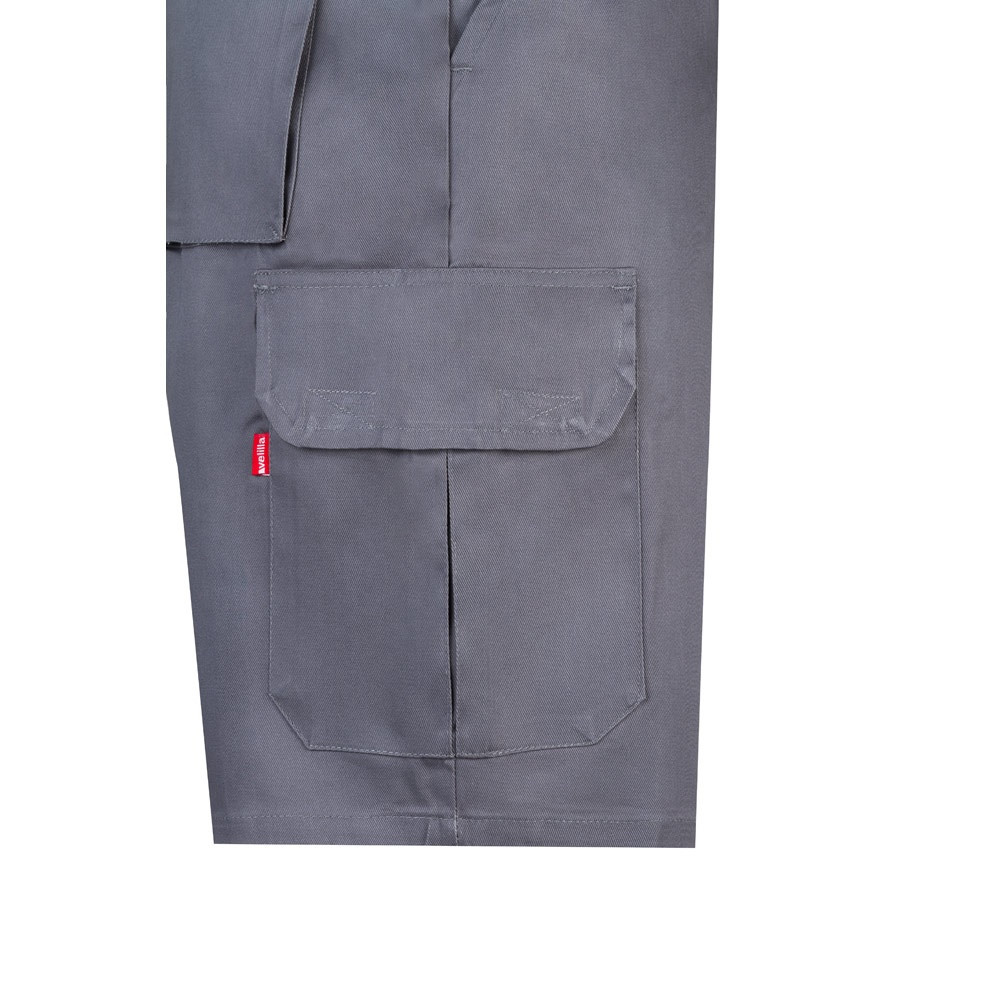 VL CHIONE. Βερμούδα από twill με πολλαπλές τσέπες (200g/m²), από βαμβάκι (35%) και πολυεστέρα (65%)