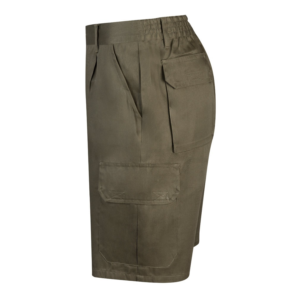 VL CHIONE. Βερμούδα από twill με πολλαπλές τσέπες (200g/m²), από βαμβάκι (35%) και πολυεστέρα (65%)