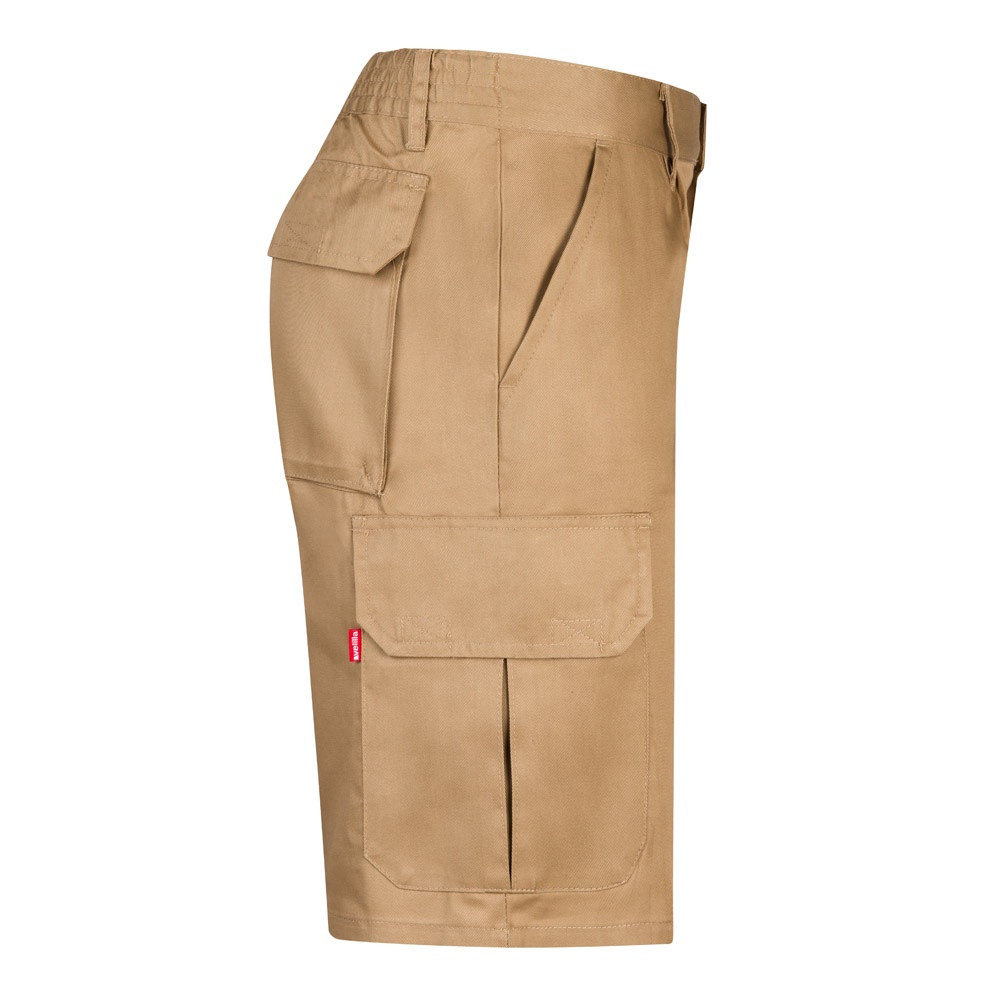 VL CHIONE. Βερμούδα από twill με πολλαπλές τσέπες (200g/m²), από βαμβάκι (35%) και πολυεστέρα (65%)