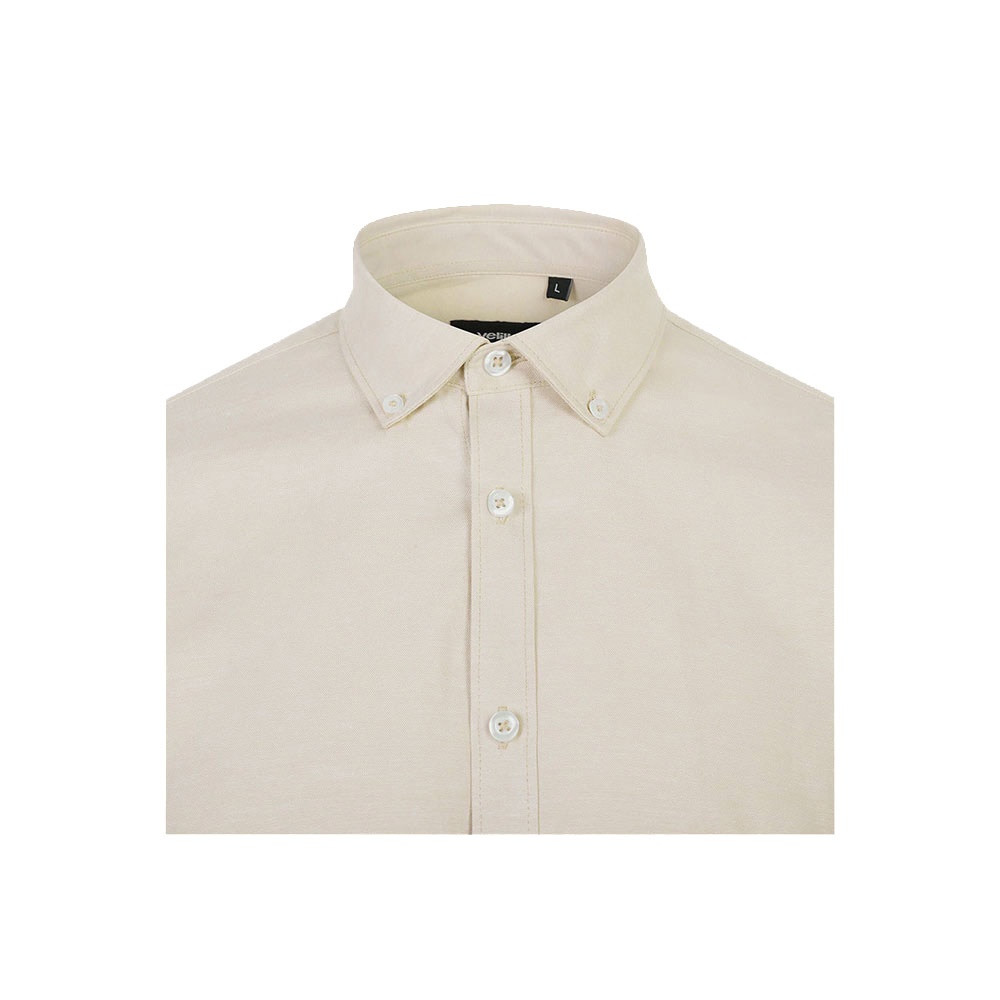 VL PRITHVI MAN. Ανδρικό πουκάμισο Oxford (180 g/m²) από βαμβάκι (50%), πολυεστέρα (45%) και ελαστάνη (5%)