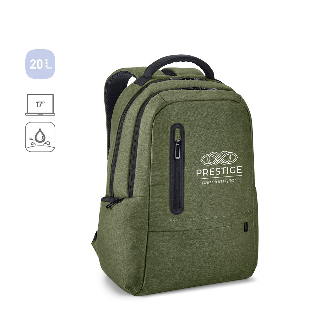 BOSTON. Αδιάβροχο σακίδιο laptop 2Tone Nylon 17''