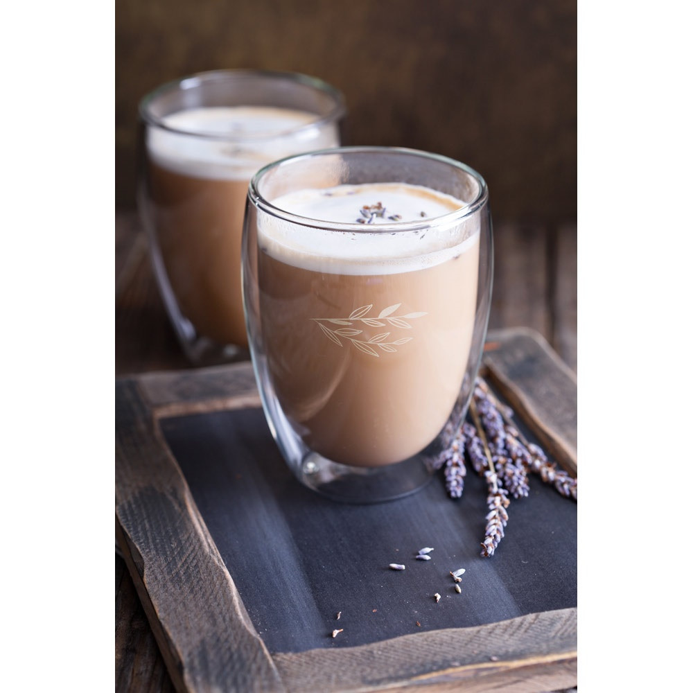 MACHIATO DUO. Σετ 2 βοριοπυριτικό γυάλινων ποτηριών