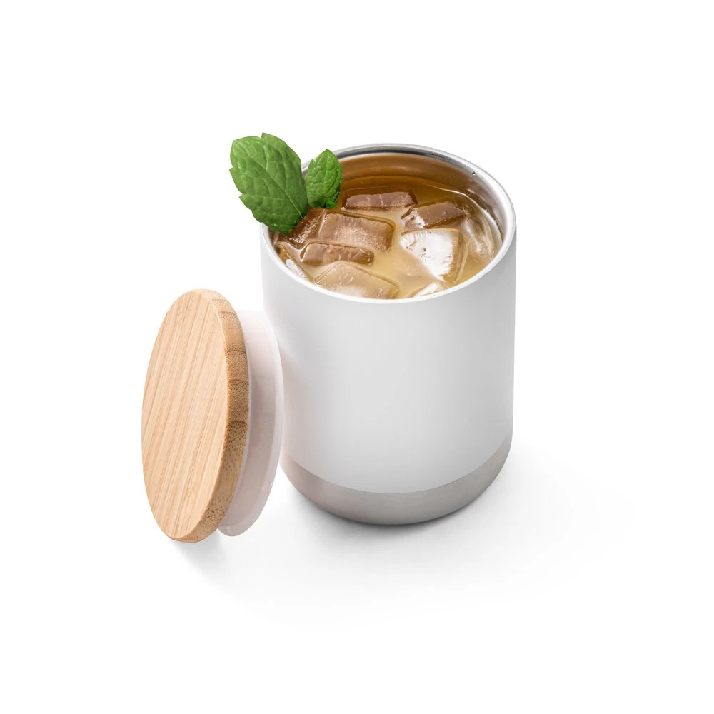 NORRE TUMBLER. Ποτήρι κενού διπλού τοιχώματος από ανοξείδωτο ατσάλι (36% ανακυκλωμένο) με καπάκι 370 mL