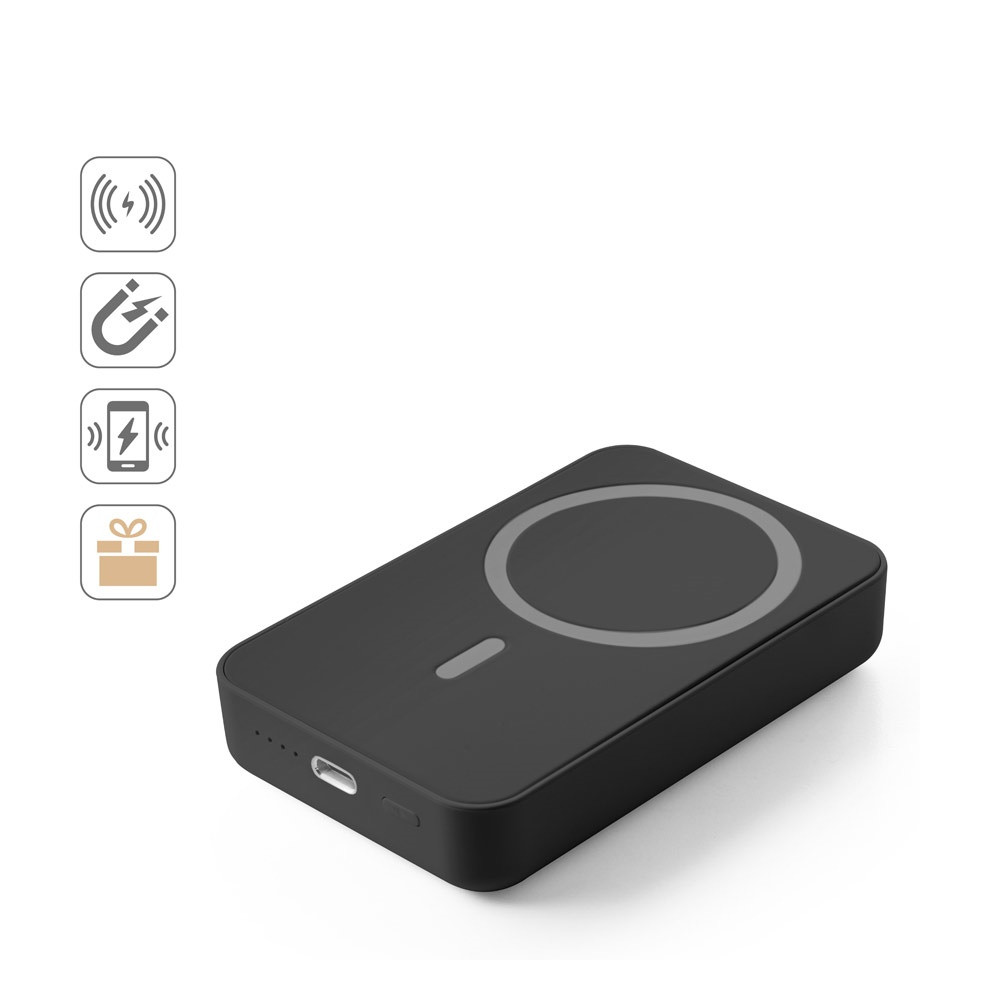 AMPERE 10. Μαγνητικό power bank 10'000 mAh με ασύρματο φορτιστή εξαιρετικά γρήγορης φόρτισης 15W σε ανακυκλωμένο ABS (100% rABS)