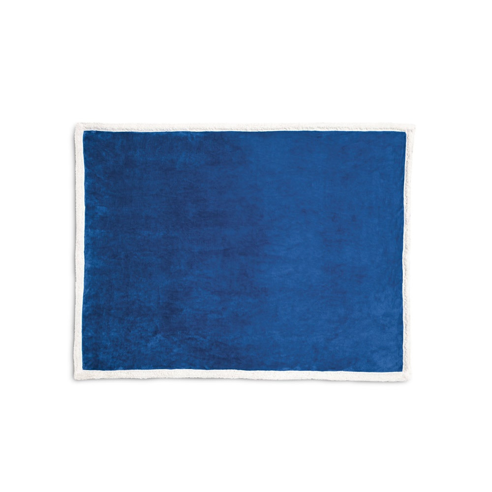 HEIDEN. Αναστρέψιμη κουβέρτα fleece (190 g/m²) με σατέν κορδέλα και εξατομικευμένη κάρτα