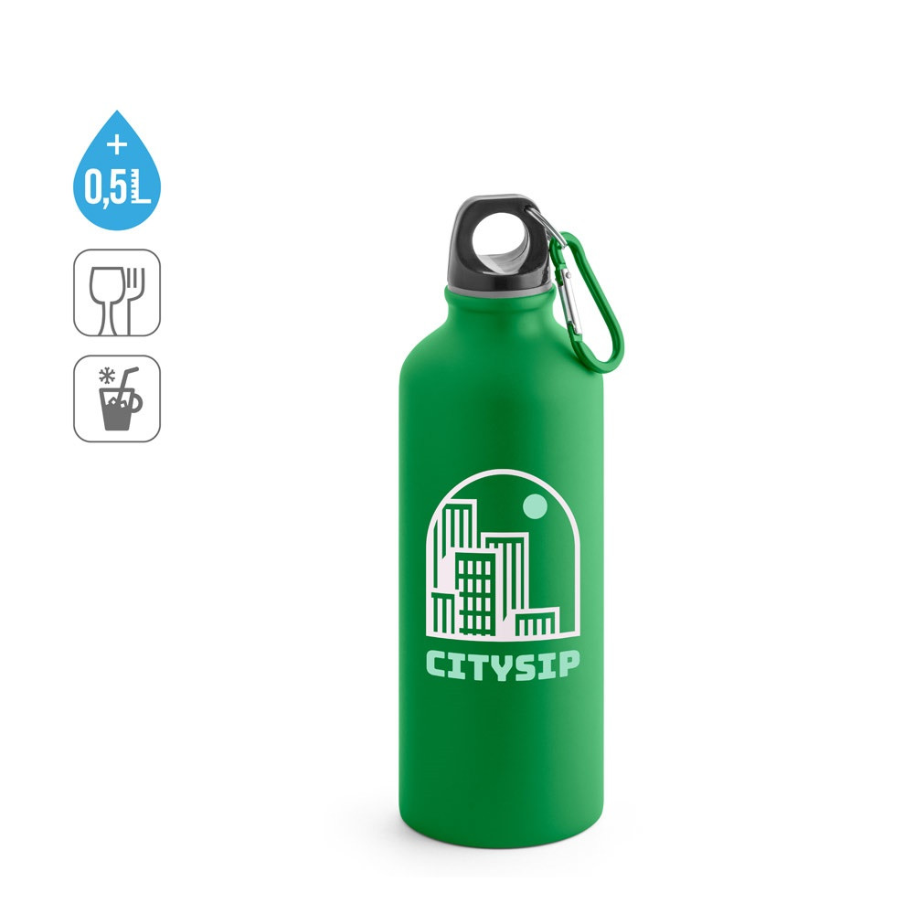 COLLINA. Μπουκάλι αλουμινίου με καραμπίνερ 540 ml