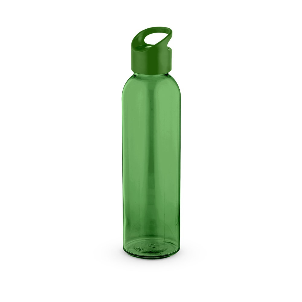 PORTIS GLASS. Γυάλινο μπουκάλι με καπάκι PP 500 mL