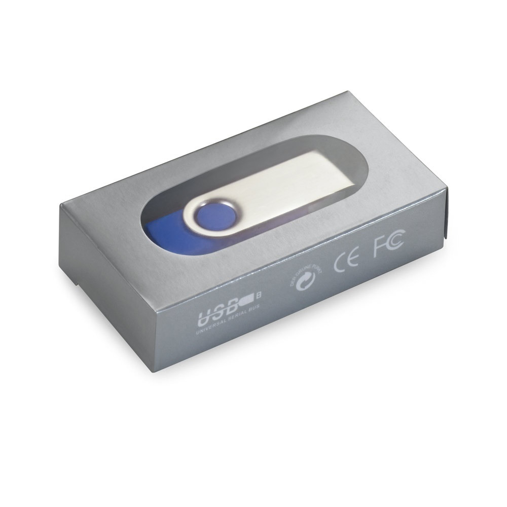 CLAUDIUS 32 GB. Μονάδα flash USB 32 GB με μεταλλικό κλιπ