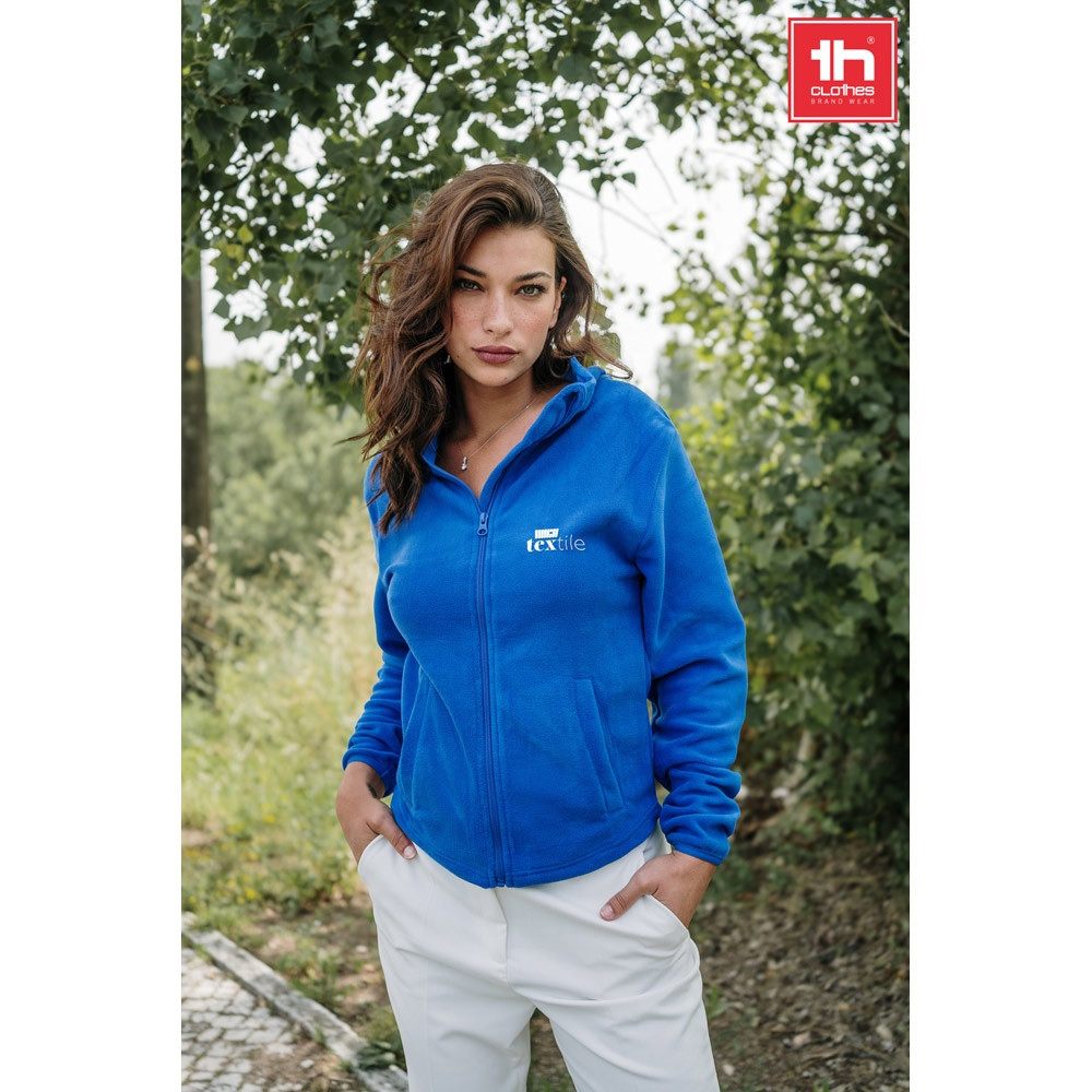 THC HELSINKI WOMEN. Γυναικείο μπουφάν από πολικό fleece με ζώνη από πολυεστέρα