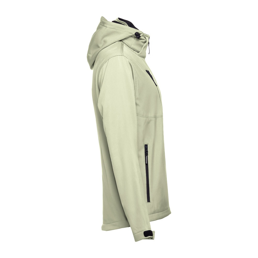 THC ZAGREB. Ανδρικό softshell μπουφάν από πολυεστέρα και ελαστάνη