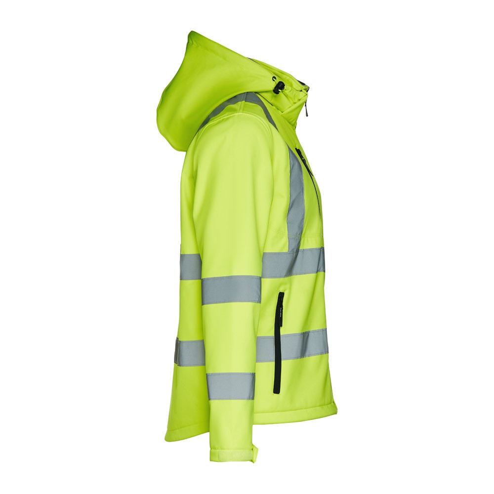 THC ZAGREB WORK. Σακάκι softshell υψηλής ορατότητας (unisex)
