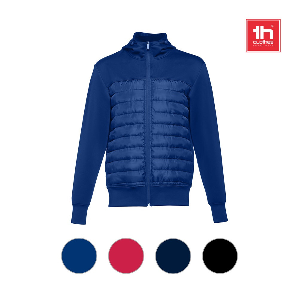 THC SKOPJE. Ανδρικό μπουφάν με κουκούλα από ταφτά 300T