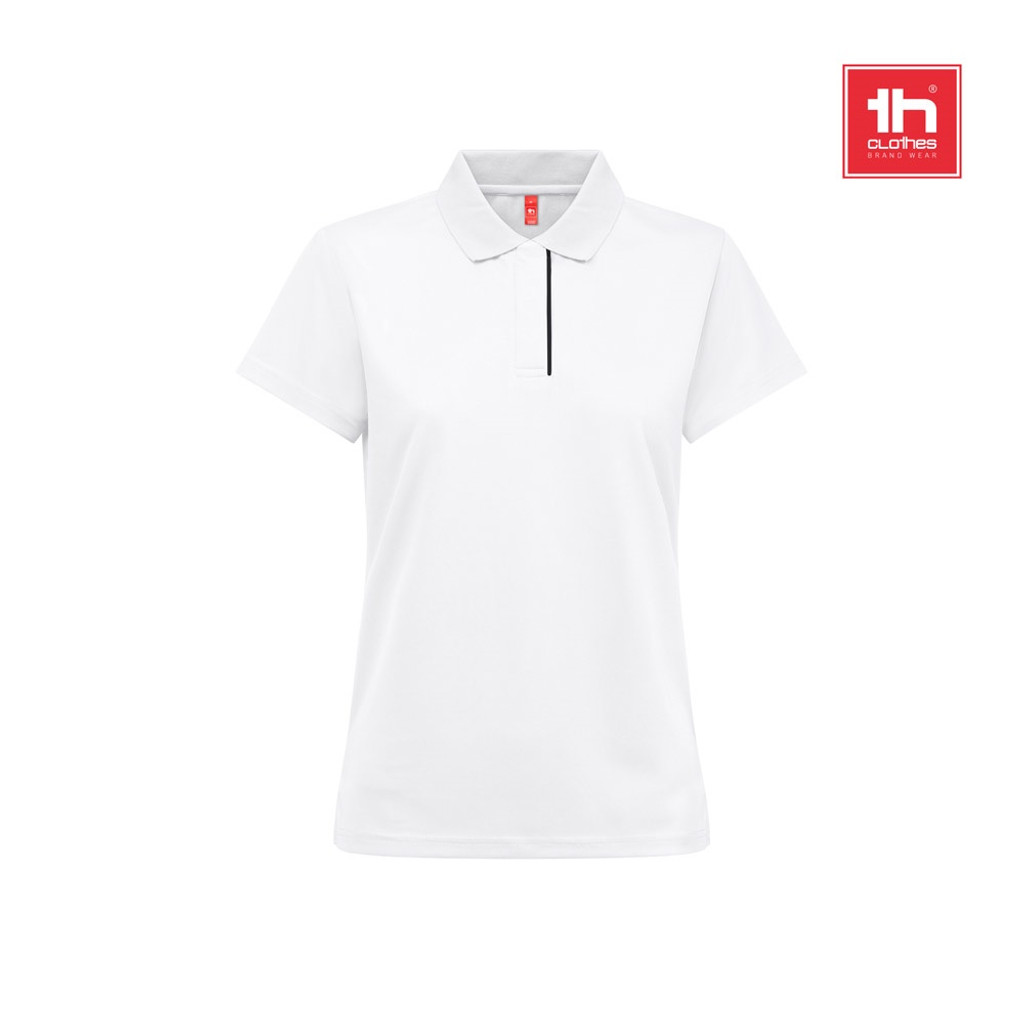 THC DYNAMIC WOMEN WH. Γυναικείο τεχνικό μπλουζάκι πόλο