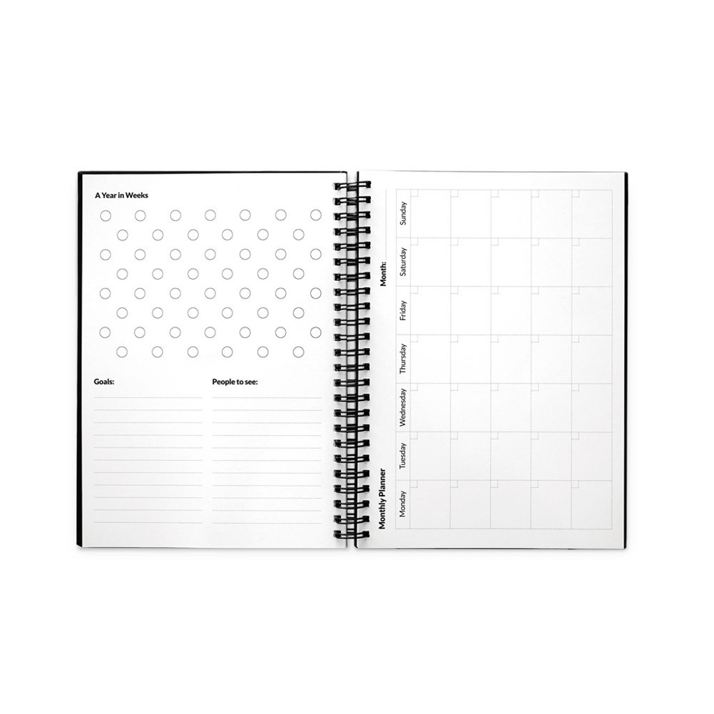 STARTER KIT INFINITE PLANNER A5. Το σετ περιλαμβάνει ένα " infinite Diary ", κιτ καθαρισμού, μαρκαδόρο και θήκη μαρκαδόρου