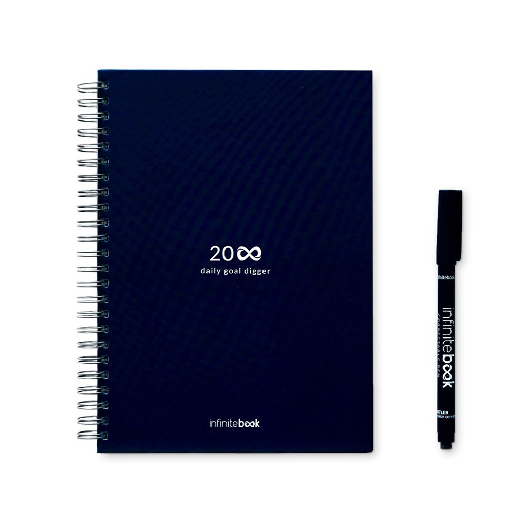 STARTER KIT INFINITE PLANNER A5. Το σετ περιλαμβάνει ένα " infinite Diary ", κιτ καθαρισμού, μαρκαδόρο και θήκη μαρκαδόρου