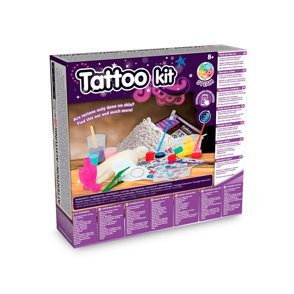Tattoo Factory Kit I. Εκπαιδευτικό παιχνίδι για παιδιά