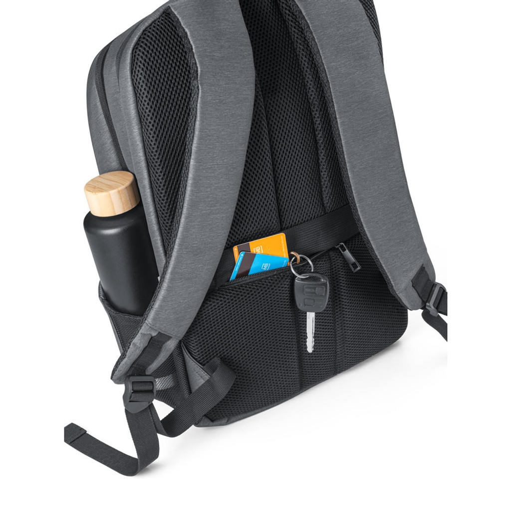 BROOKLYN. Αδιάβροχο σακίδιο laptop 2 Tone Nylon 15''