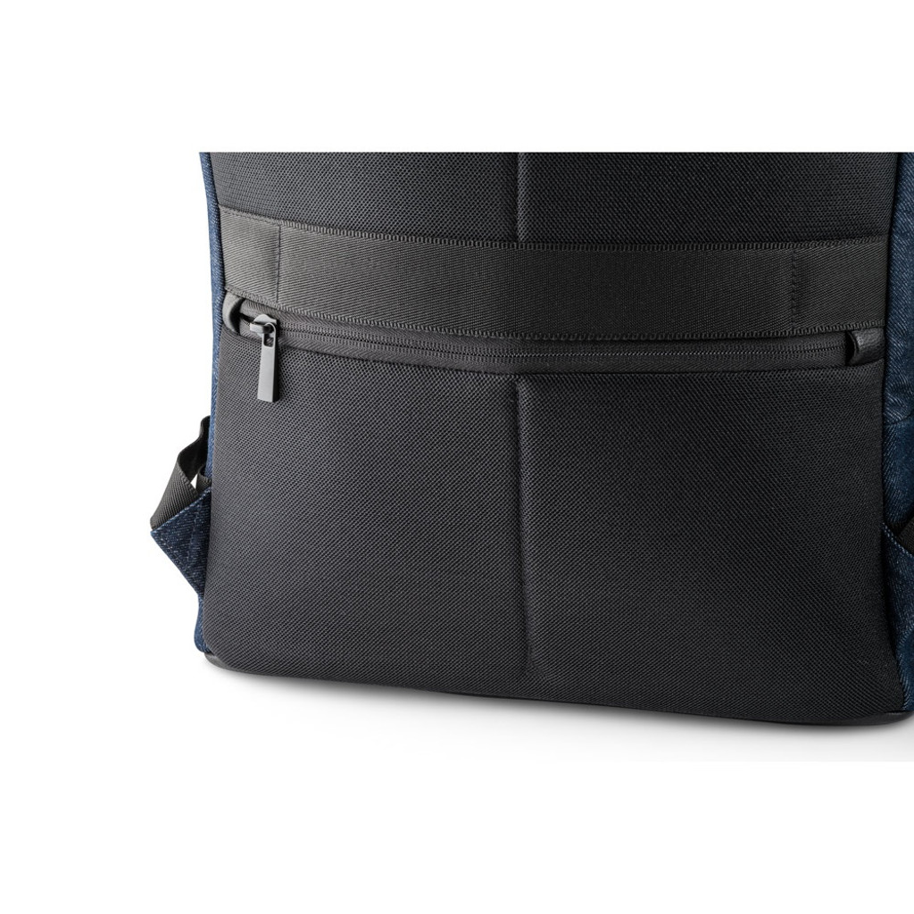 DIVERGENT BACKPACK I. Σακίδιο πλάτης laptop έως 15.6'' σε τζιν και PU