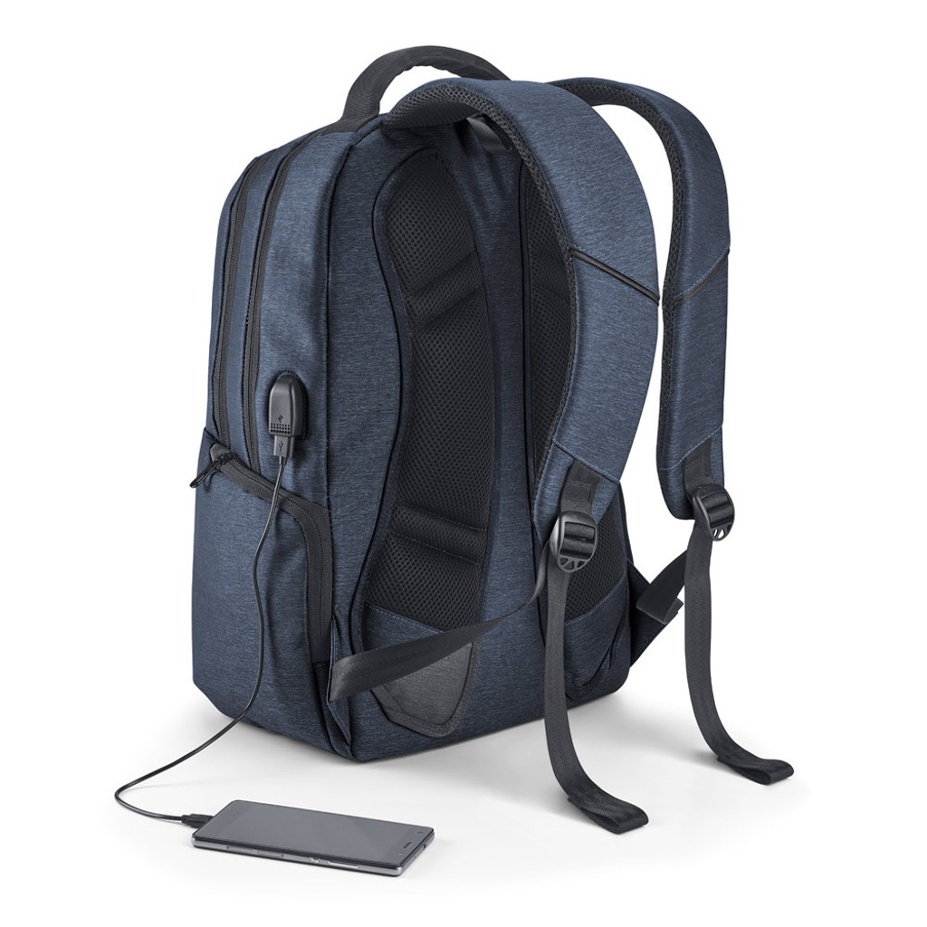 BOSTON. Αδιάβροχο σακίδιο laptop 2Tone Nylon 17''