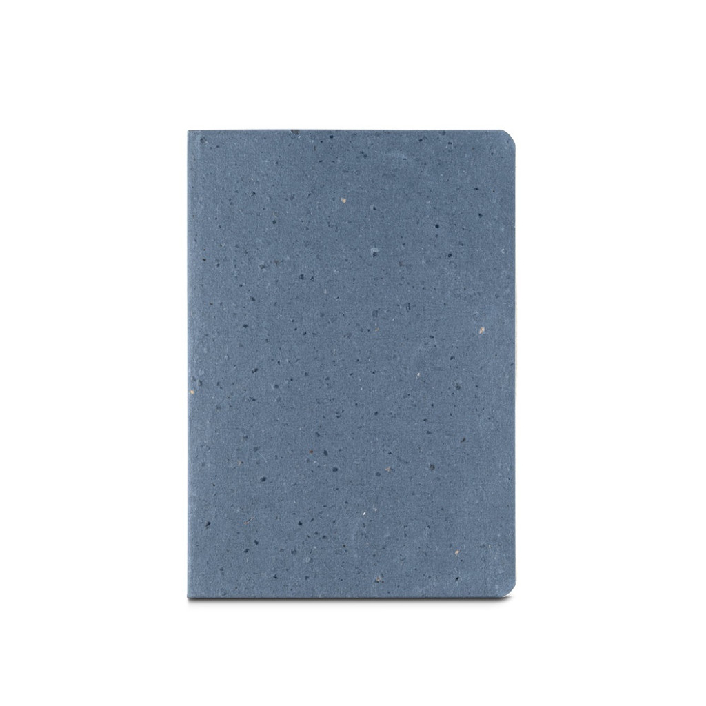 COFFEEPAD SEMI-RIGID. Σημειωματάριο A5 με ημίσκληρο εξώφυλλο από απορρίμματα φλοιού καφέ (65%)