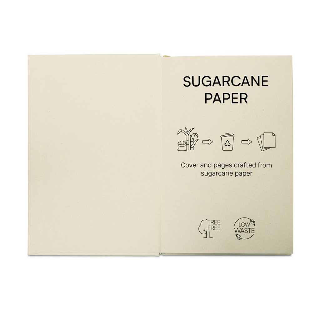 DICKINSON. Σημειωματάριο A5 από χαρτί ζαχαροκάλαμου 88% με γραμμές