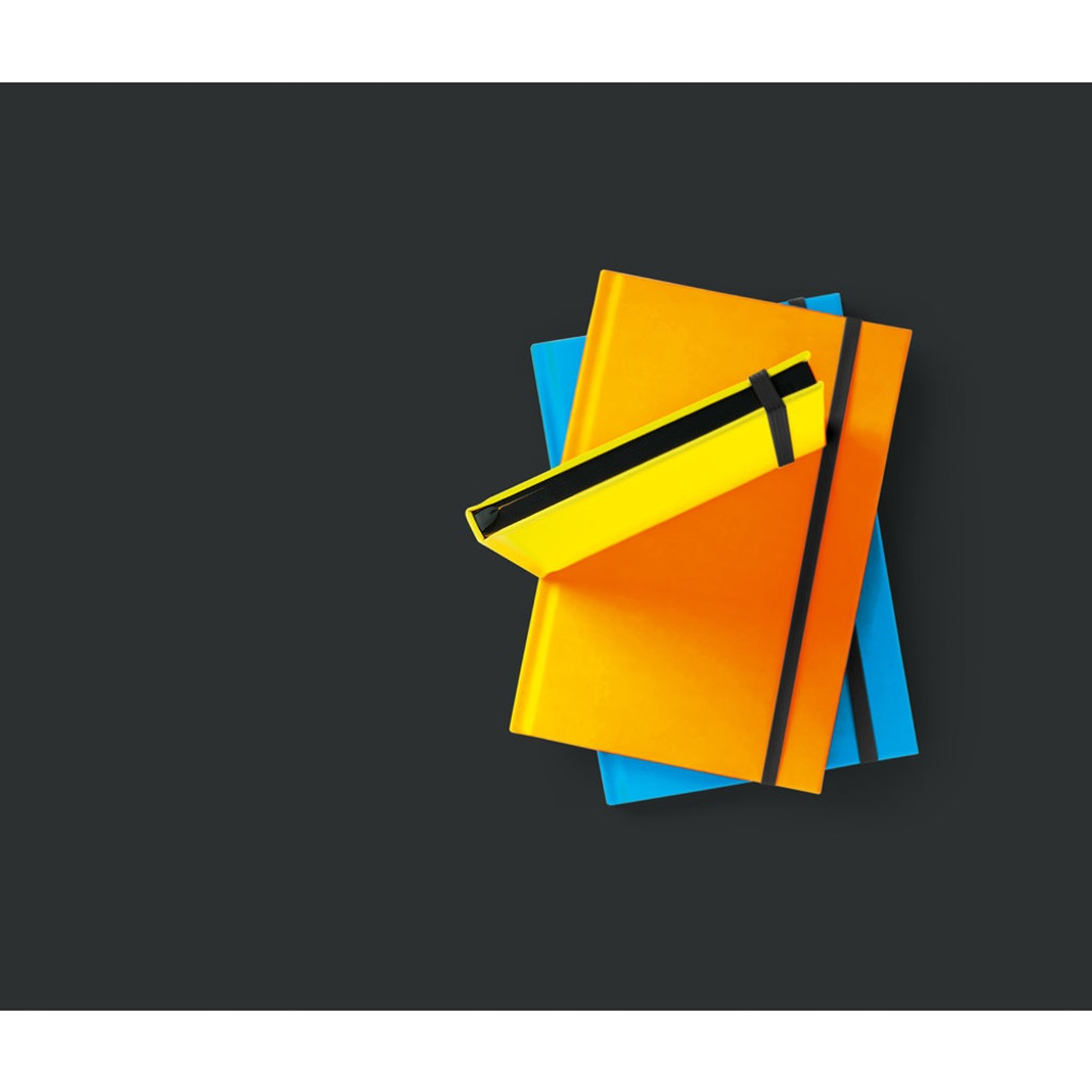 WATTERS. Σημειωματάριο A5 σε φθορίζον PU. Γραμμές στα φύλλα