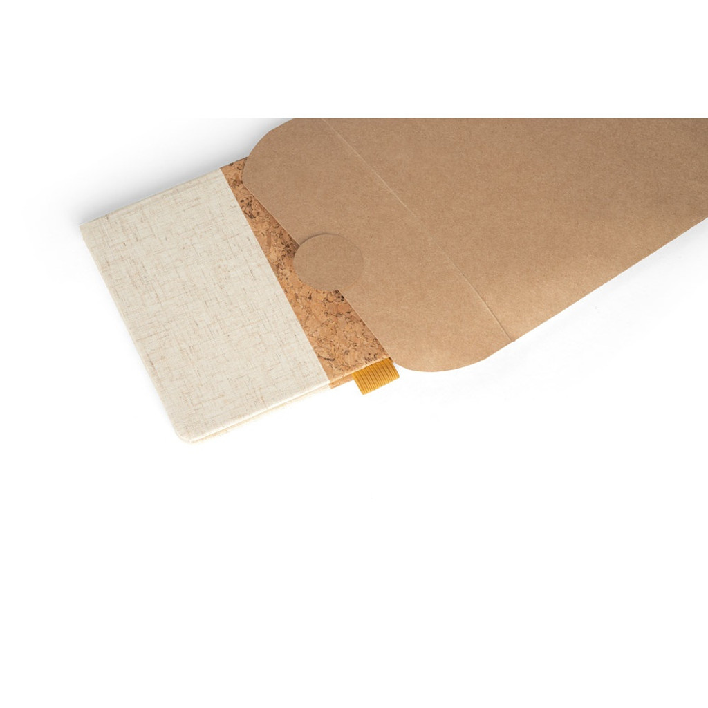 KLEE. Τετράδιο Α5 από φελλό και λινό με γραμμές στα φύλλα