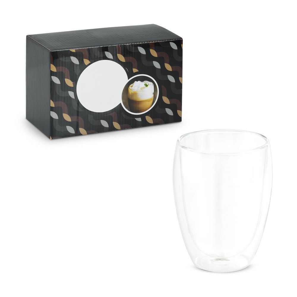 MACHIATO DUO. Σετ 2 βοριοπυριτικό γυάλινων ποτηριών