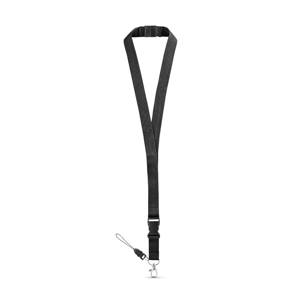 MURRAY. Lanyard από πολυεστέρα με μεταλλικό καραμπίνερ
