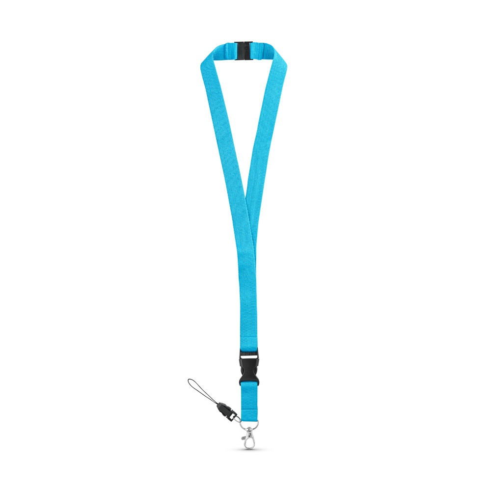 MURRAY. Lanyard από πολυεστέρα με μεταλλικό καραμπίνερ