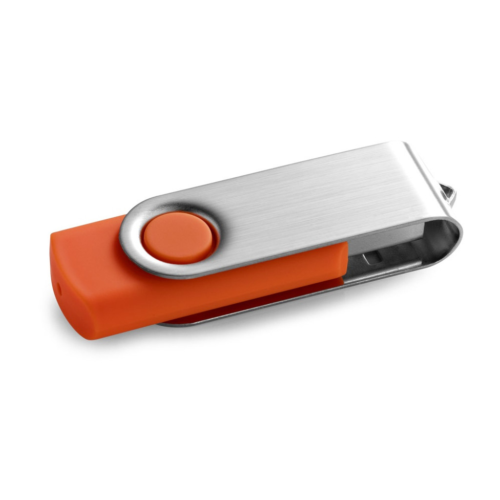CLAUDIUS 4GB. Μονάδα flash USB 4 GB με μεταλλικό κλιπ