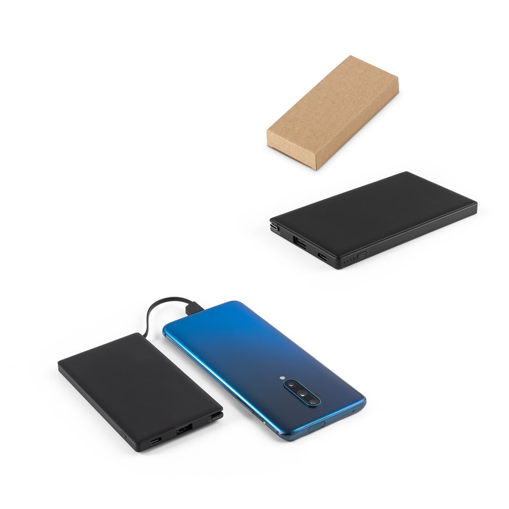 WIGNER. Power bank 4'000 mAh σε ανακυκλωμένο ABS (100% rABS)