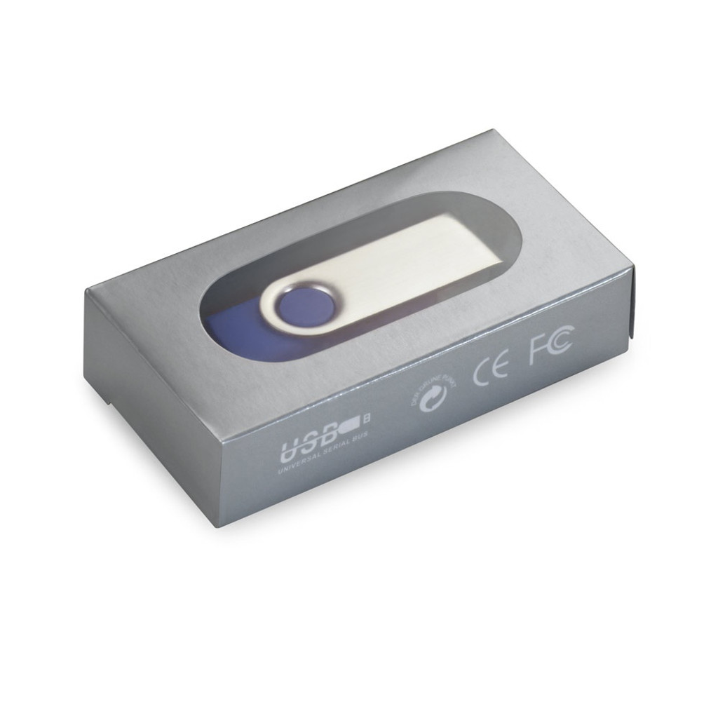 CLAUDIUS 32 GB. Μονάδα flash USB 32 GB με μεταλλικό κλιπ