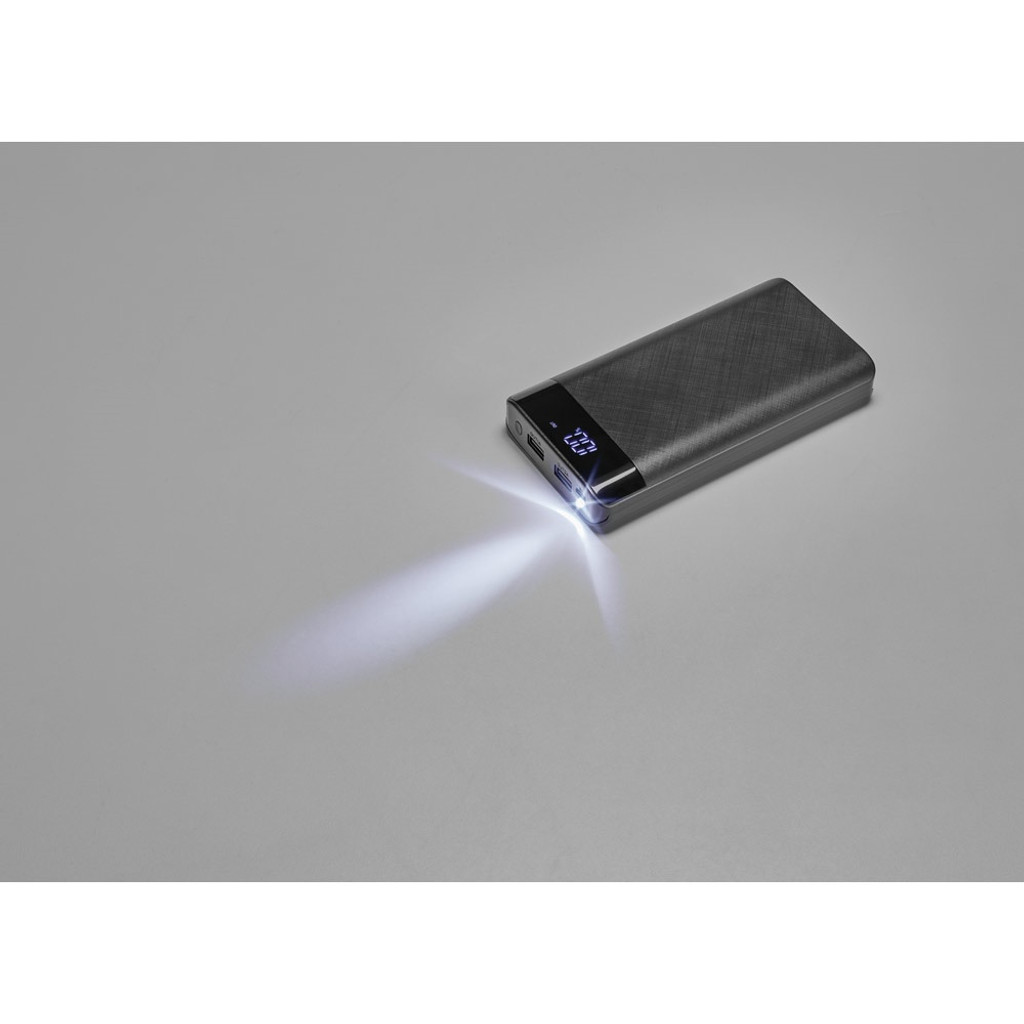 RAMAN. Power bank 16'000 mAh με οθόνη ABS