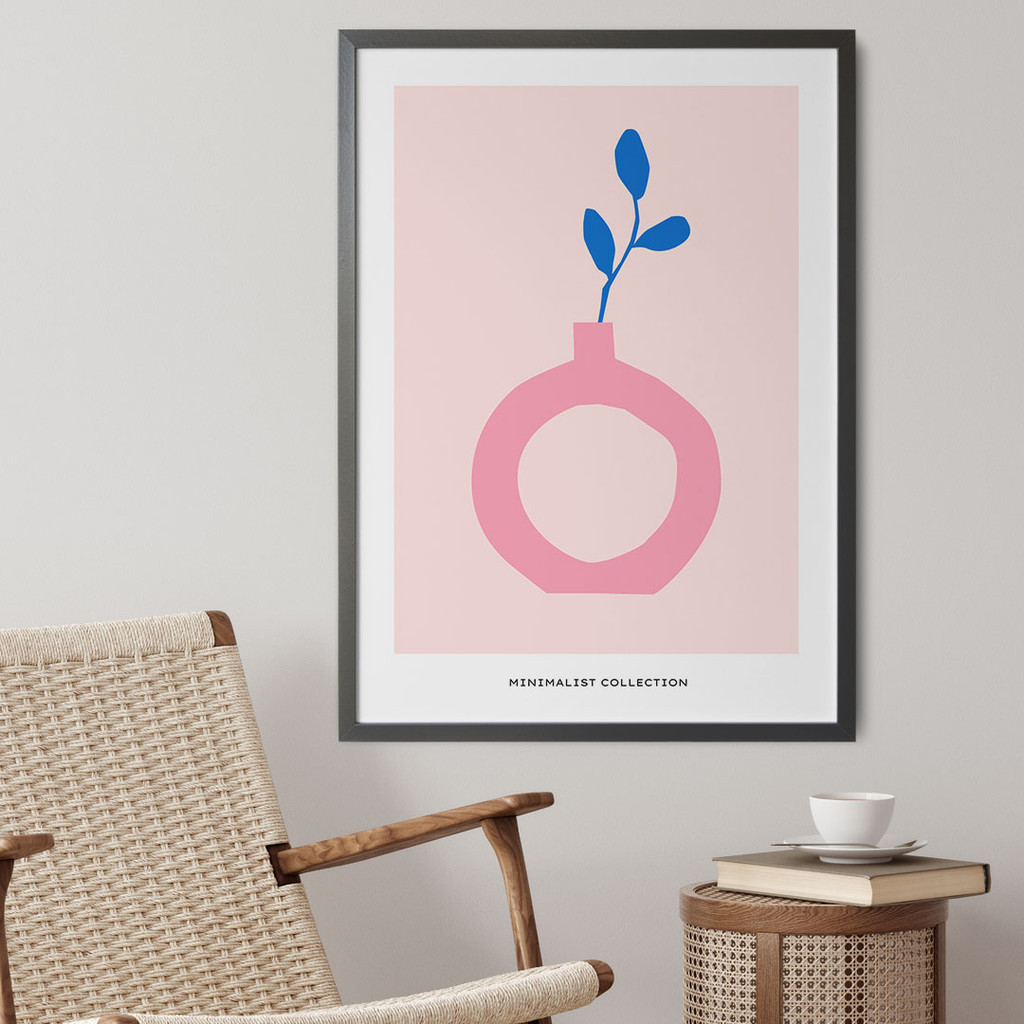 Minimalist Pink Rounded Vase