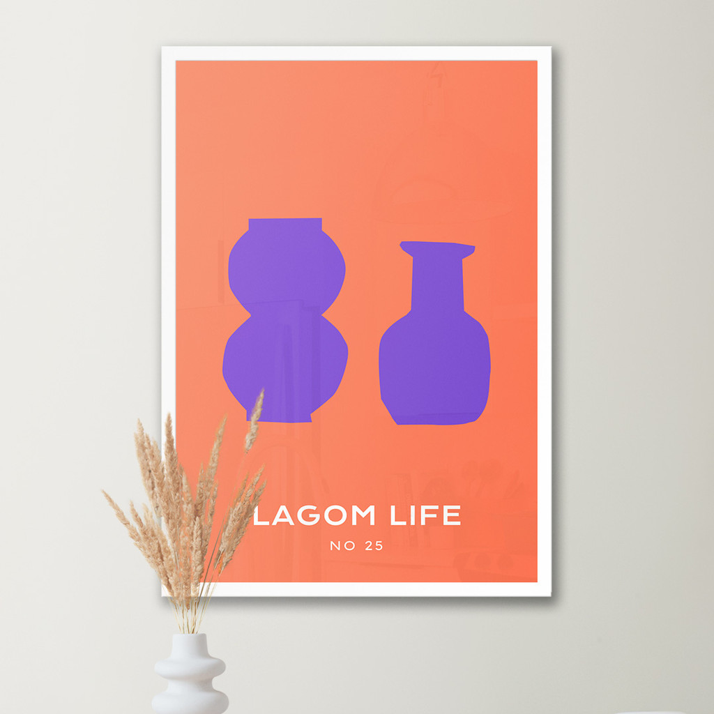 Lagom Life Purple Urns