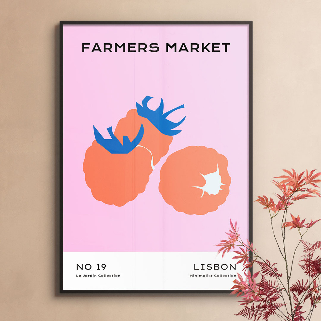 Farmers Market Blue Raspberries