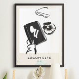 Lagom Life, White Desk