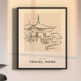 Travel More, Line Art No. 18