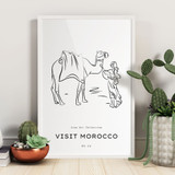 Line Art, Visit Morocco